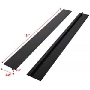 Black Silicone Gap Cover For Kitchen Or Laundry